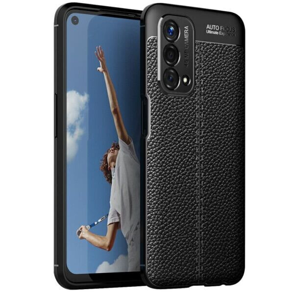 

Защитный чехол Deexe Leather Cover для OnePlus Nord N200 - Black