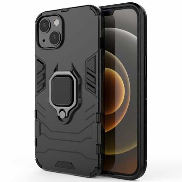 

Защитный чехол Deexe Hybrid Case для Apple iPhone 13 - Black