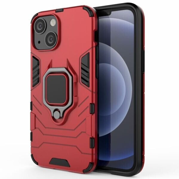

Защитный чехол Deexe Hybrid Case для Apple iPhone 13 mini - Red