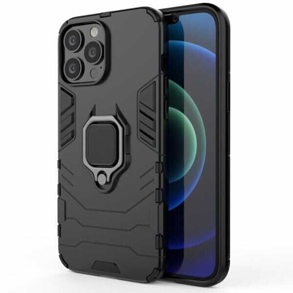 

Защитный чехол Deexe Hybrid Case для Apple iPhone 13 Pro Max - Black