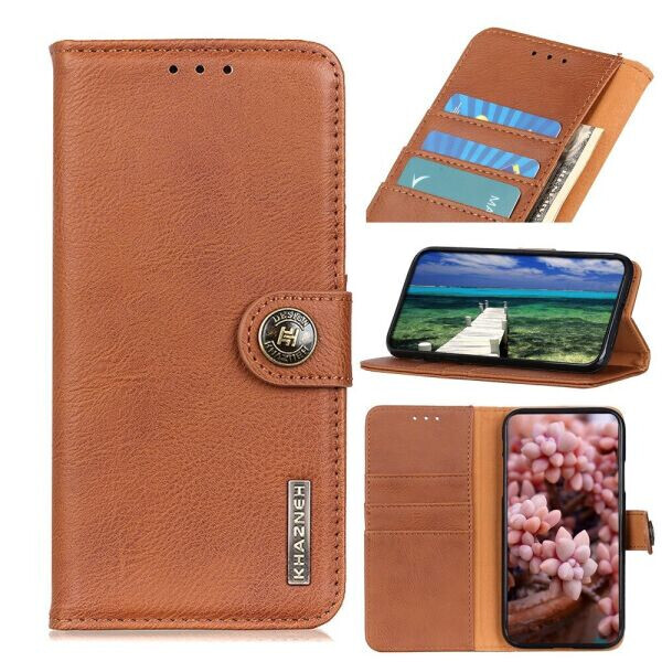 

Чехол-книжка KHAZNEH Wallet Cover для OnePlus Nord 2 - Brown