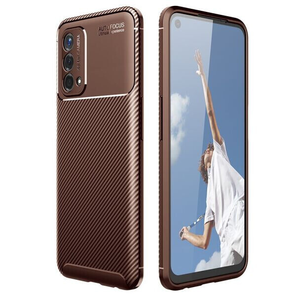 

Защитный чехол Deexe Fusion для OnePlus Nord N200 - Brown