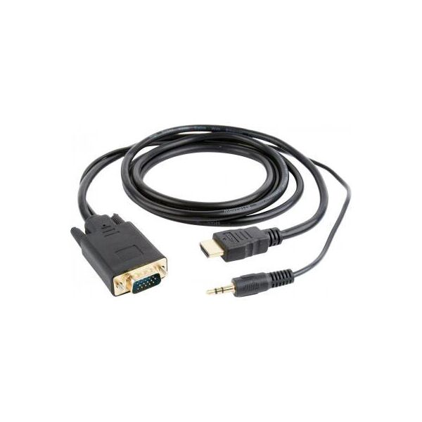 

Перехідник HDMI to VGA 3.0m Cablexpert (A-HDMI-VGA-03-10)