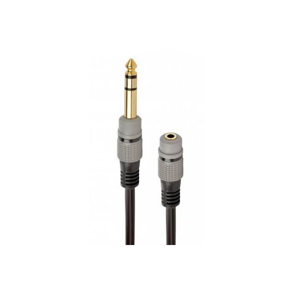 

Перехідник 6.35мм M / F 3.5 мм Cablexpert (A-63M35F-0.2M)