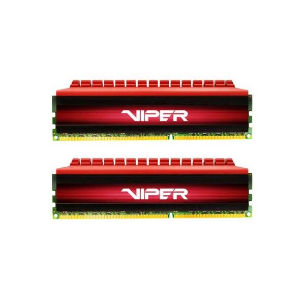 

Модуль пам'яті для комп'ютера DDR4 16GB (2x8GB) 3000 MHz VIPER4 Patriot (PV416G300C6K)