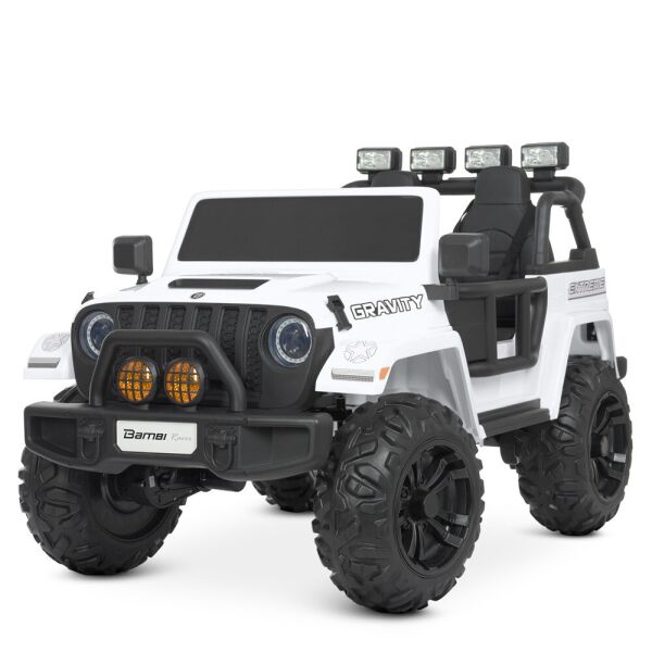 

Электромобиль Джип M 4572EBLR-1(24V) белый BAMBI