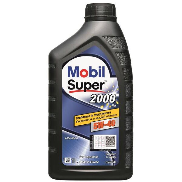 

Моторное масло Mobil Super 2000х3 5W-40 1 л