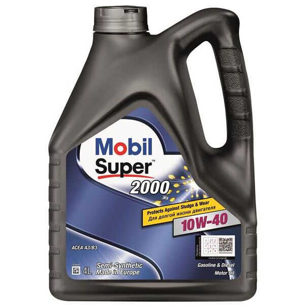 

Моторное масло Mobil Super 2000х1 10W-40 4 л