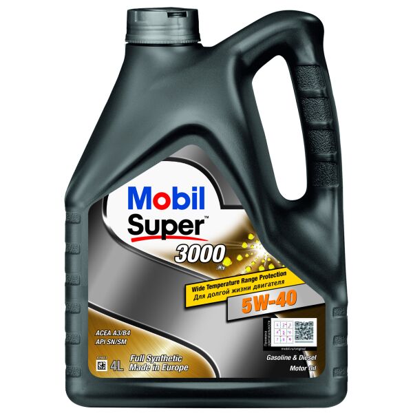 

Моторное масло Mobil Super 3000 X1 5W-40 4 л