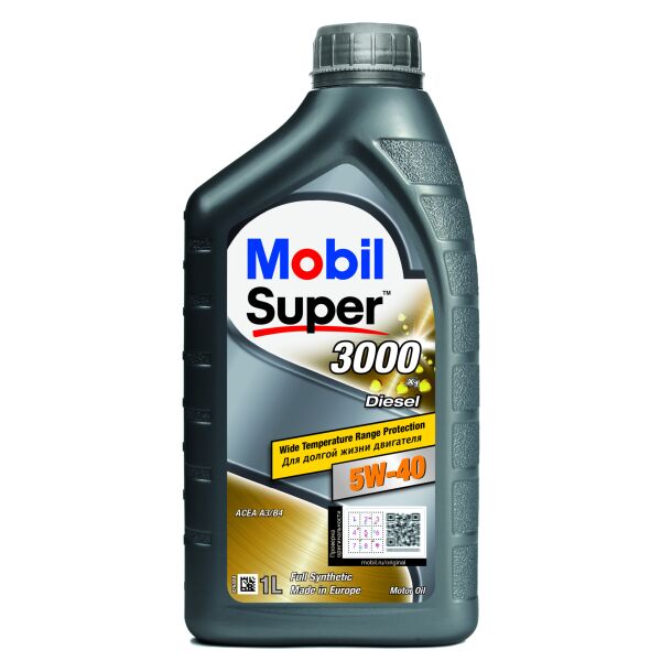 

Моторное масло Mobil Super 3000 X1 Diesel 5W-40 1 л
