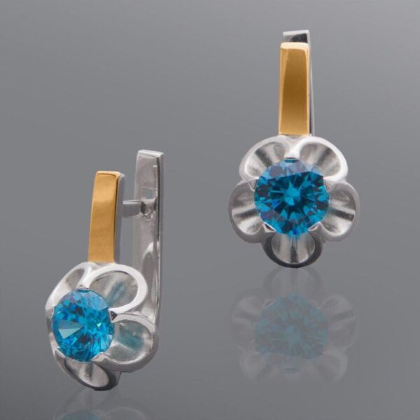 

Женские серьги Юрьев 235 с