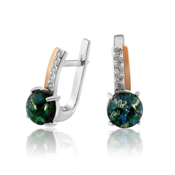 

Серьги с опалом Юрьев 421 с