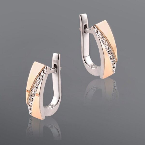 

Серьги из серебра с золотом Юрьев с 284