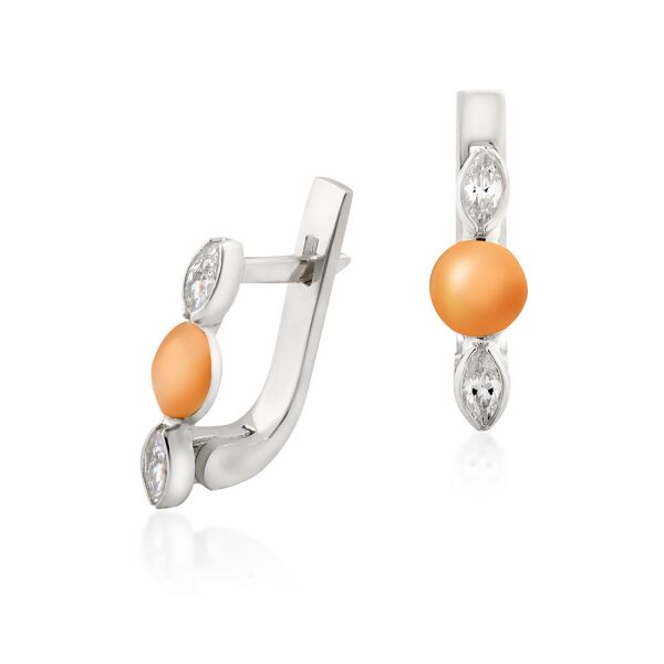

Серьги из серебра и золота Юрьев арт.531 с