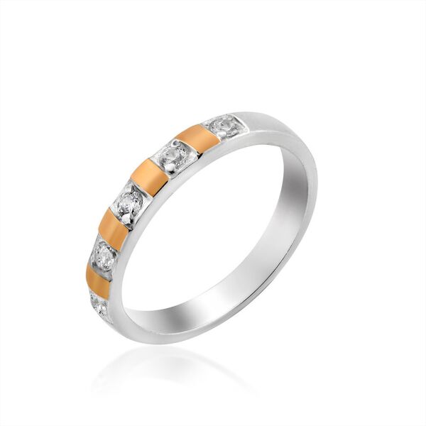 

Серебряное кольцо с золотом Юрьев 356к 17