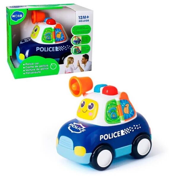 

Музыкальная развивающая машинка Police TM Hola арт. 6108
