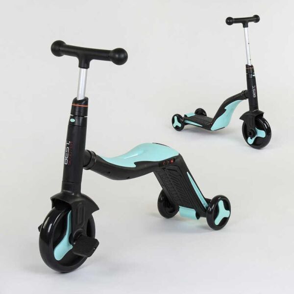 

Самокат детский, велобег и велосипед 3в1 JT 20255 Best Scooter ГОЛУБОЙ