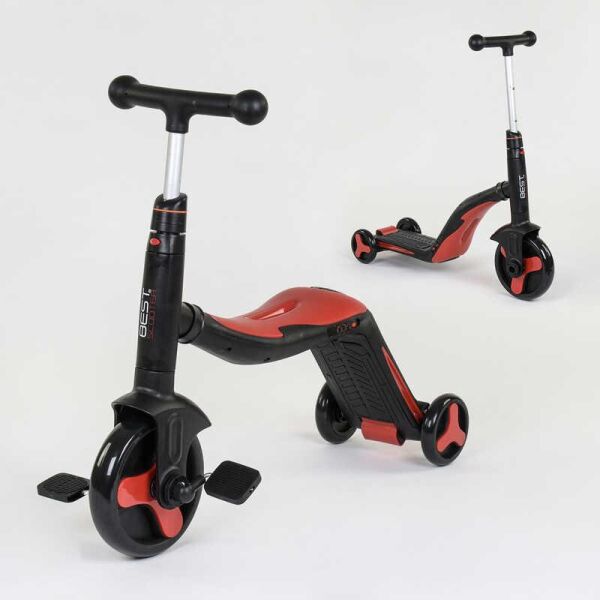 

Самокат детский, велобег и велосипед 3в1 JT 28288 Best Scooter КРАСНЫЙ