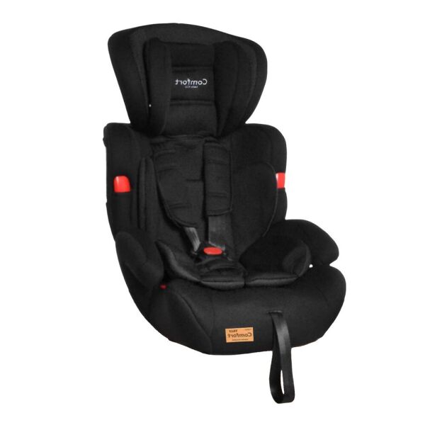 

Детское автокресло от 9 до 36 кг, вкладка под голову, боковая поддержка, Tilly Comfort T-11901/1 Black