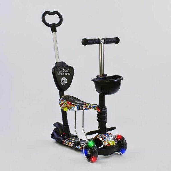 

Самокат детский 5в1 Best Scooter, Светящиеся колеса 74054