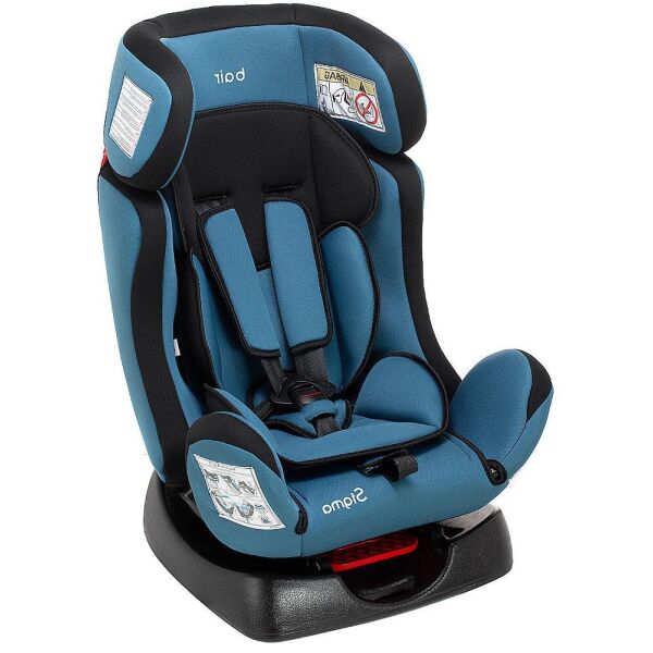 

Автокресло детское со съемным чехлом группа 0+/1/2 (0-25 кг) Bair Sigma DS2924 черный - темно-бирюзовый