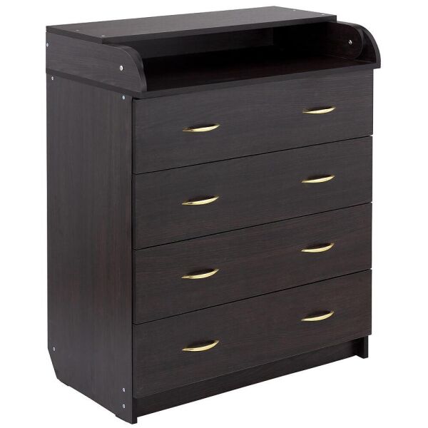 

Пеленальный комод с раскладным столиком и 4 ящиками Babyroom Комод 4 тел.Big 102x80x50 венге
