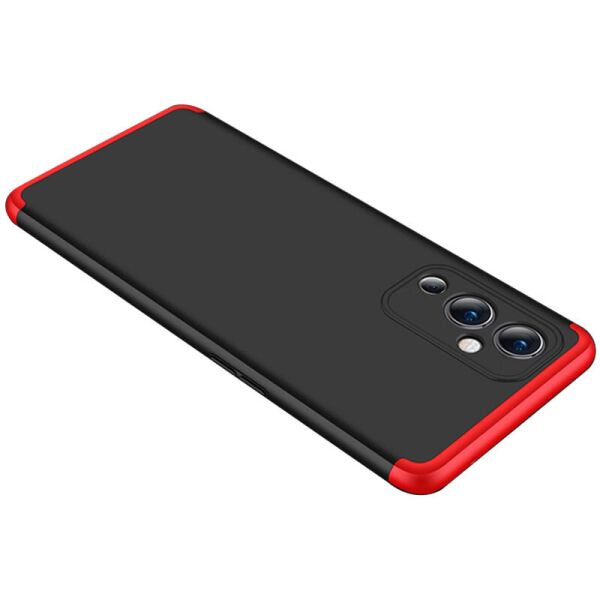 

Пластиковая накладка GKK LikGus 360 градусов (opp) для OnePlus 9 Черный / Красный