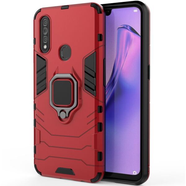 

Ударопрочный чехол Transformer Ring for Magnet для Oppo A31 Красный / Dante Red