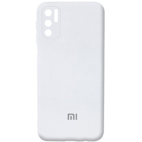 

Чехол Silicone Cover Full Camera (AA) для Xiaomi Redmi Note 10 5G / Poco M3 Pro Белый / White