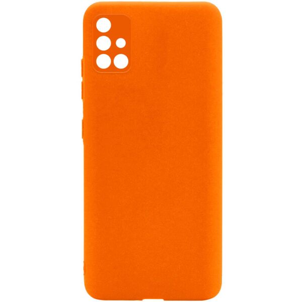 

Силиконовый чехол Candy Full Camera для Samsung Galaxy A71 Оранжевый / Orange