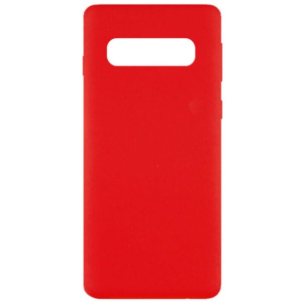

Чехол Silicone Cover Full without Logo (A) для Samsung Galaxy S10 Красный / Red