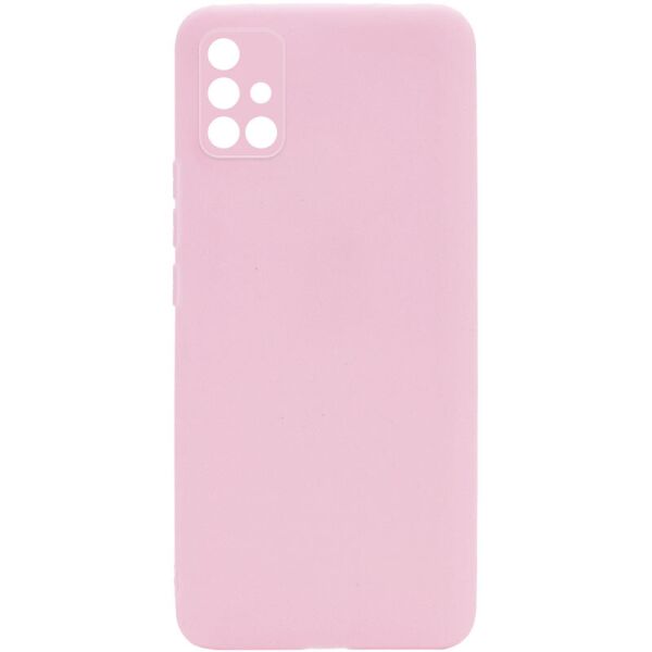 

Силиконовый чехол Candy Full Camera для Samsung Galaxy A71 Розовый / Pink Sand
