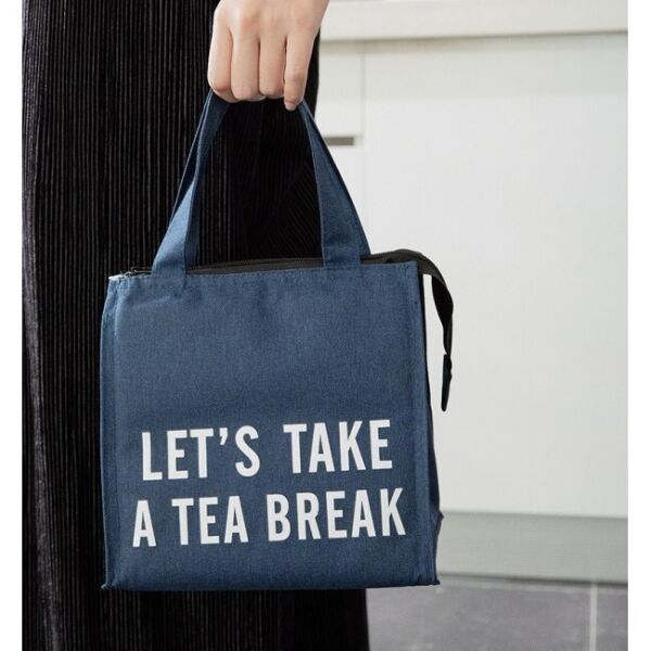 

Термосумка ланч бэг Tea Break на замке, 5.5л, синяя