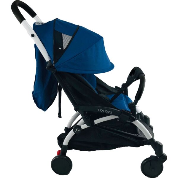 

Коляска Yoya 175 А+ 2022 Синяя лен на черной раме