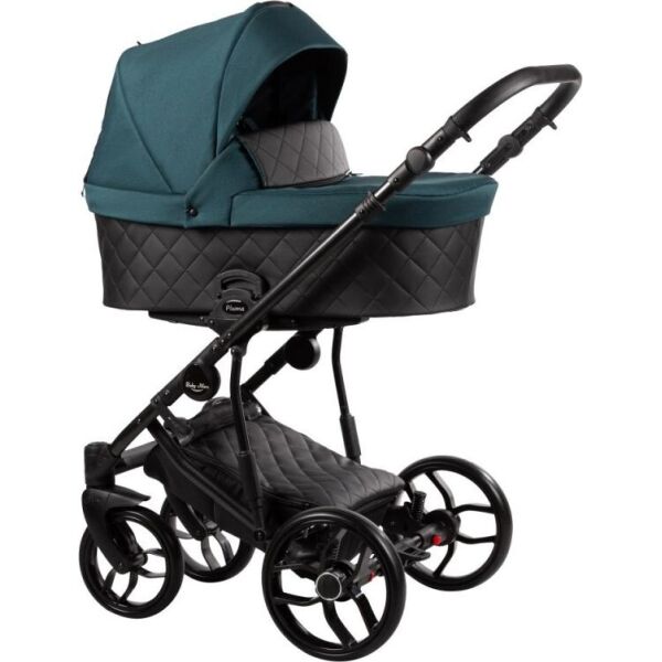 

Коляска универсальная 2 в 1 Baby Merc Piuma 01B Зеленый с дождевиком и матрасом + москитная сетка, чехлы и сумка для мамы