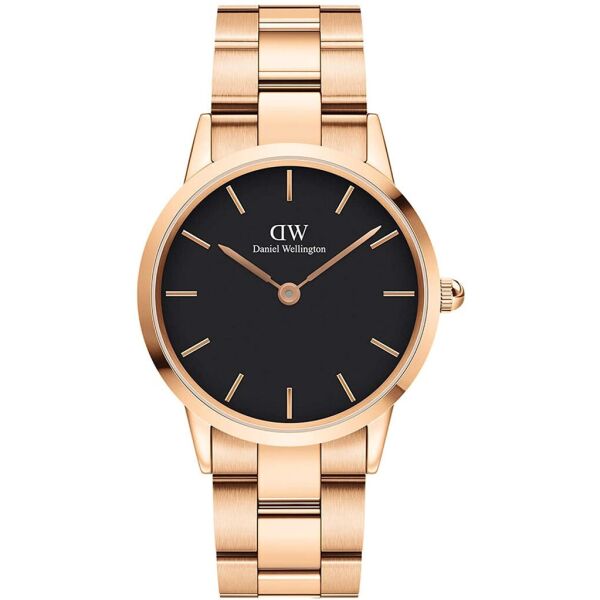

Часы Daniel Wellington DW00100210 Iconic Link 36 Rose Gold Black