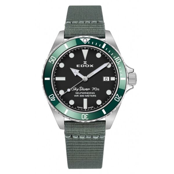 

Часы EDOX 80115 3VM NN ( VD nato) Skydiver 70s 42mm