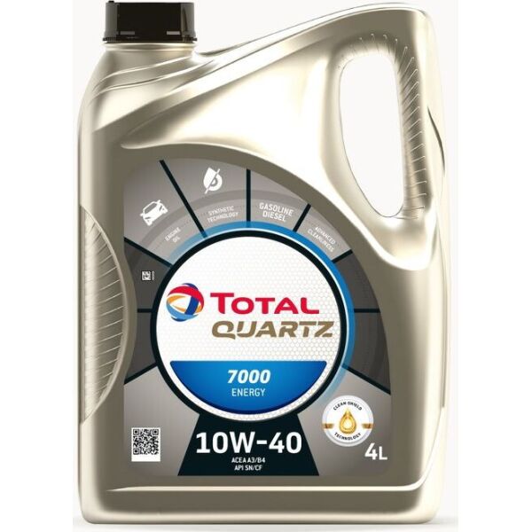 

Масло моторное QUARTZ 7000 ENERGY 10W-40 4л 216679
