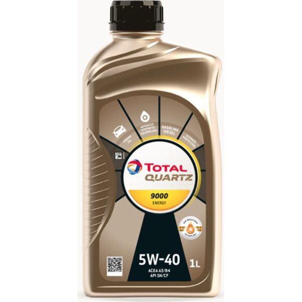 

Масло моторное QUARTZ 9000 ENERGY 5W-40 1л 216599