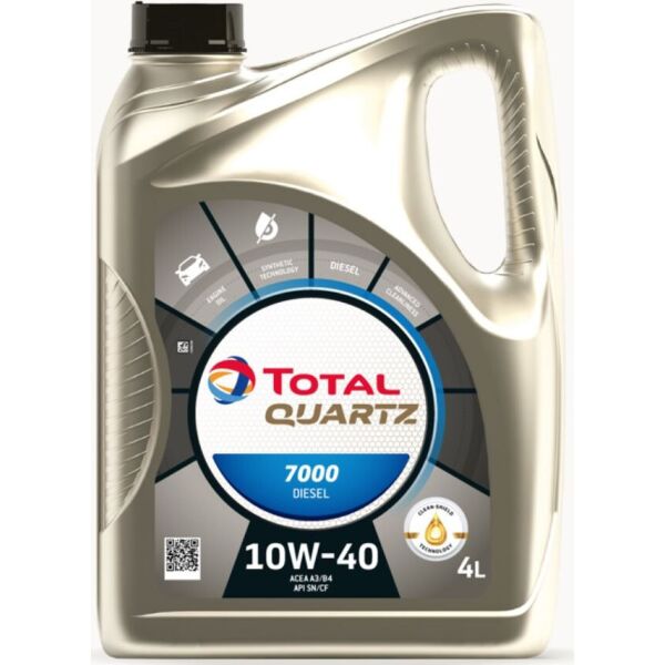 

Масло моторное QUARTZ DIESEL 7000 10W-40 4л 216682