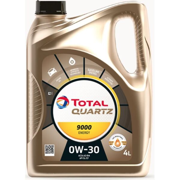 

Масло моторное QUARTZ ENERGY 9000 0W-30 4л 213687