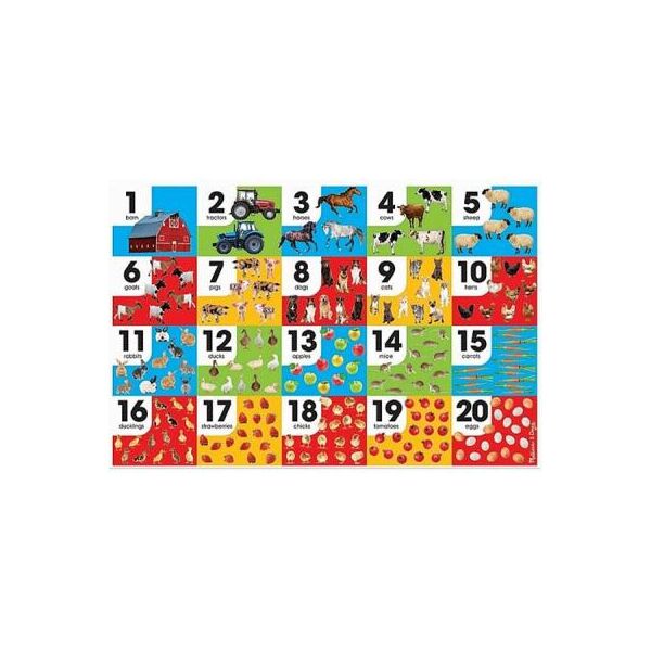 

Пазл Melissa&Doug Мега "Числа - Ферма", 24 элемента (MD31002)