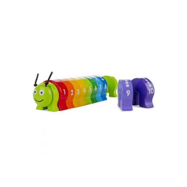 

Развивающая игрушка Melissa&Doug Деревянная классическая гусеница Счет (MD9274)
