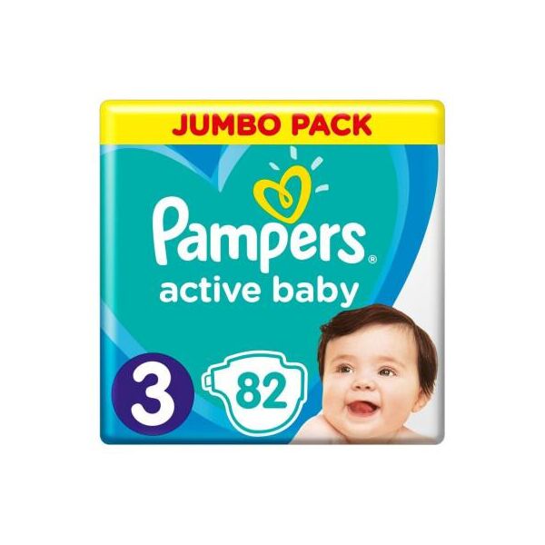 

Подгузник Pampers Active Baby Midi Размер 3 (6-10 кг), 82 шт. (8001090948175)
