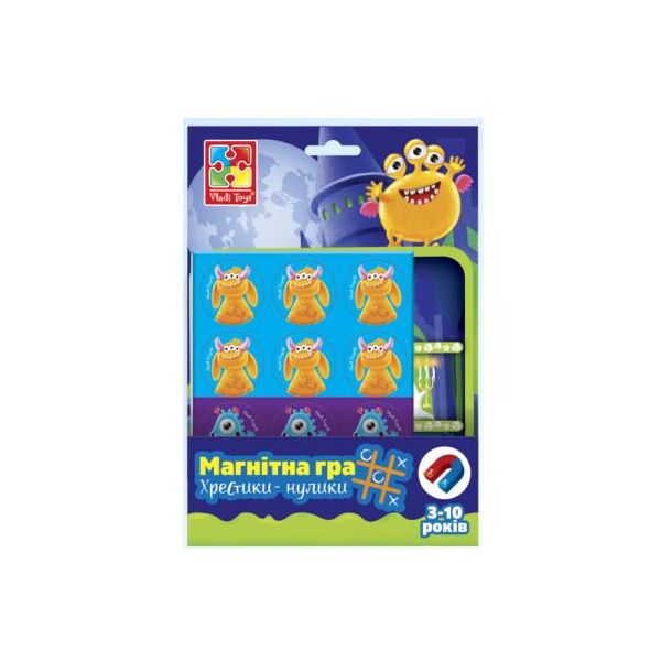 

Развивающая игрушка Vladi Toys Монстры Крестики-нолики (VT3703-09)