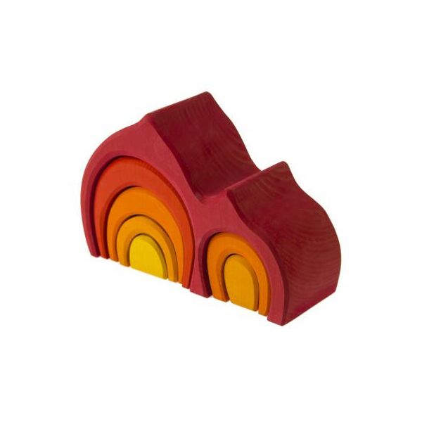 

Конструктор Nic деревянный Дом Габли красный (NIC523020)