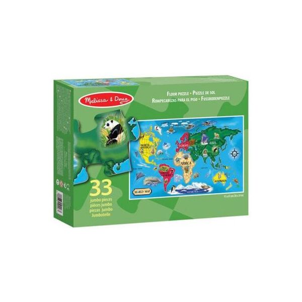 

Пазл Melissa&Doug Карта Мира 33 элемента (MD10446)