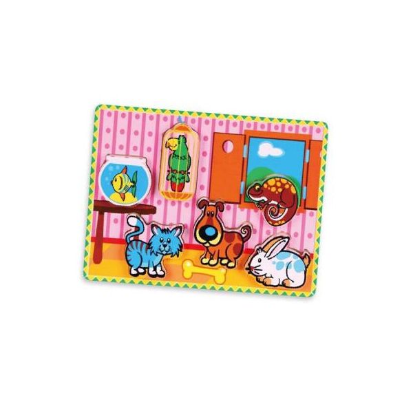 

Пазл Viga Toys Домашние животные (56440)