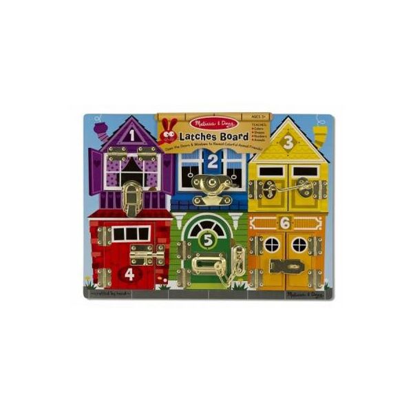 

Развивающая игрушка Melissa&Doug Деревянная доска с задвижками (MD13785)