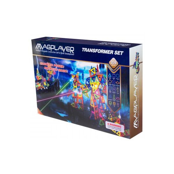 

Конструктор Magplayer Набор 208 элементов (MPB-208)